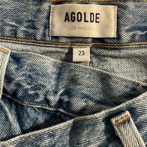 Agolde criss cross jean